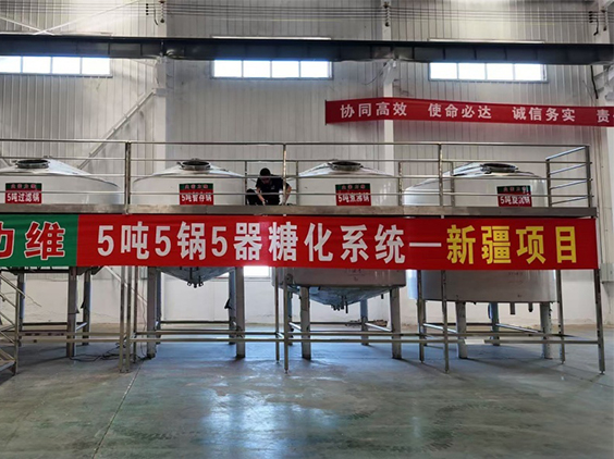 红旗精酿啤酒设备厂—5吨精酿啤酒设备—新疆项目